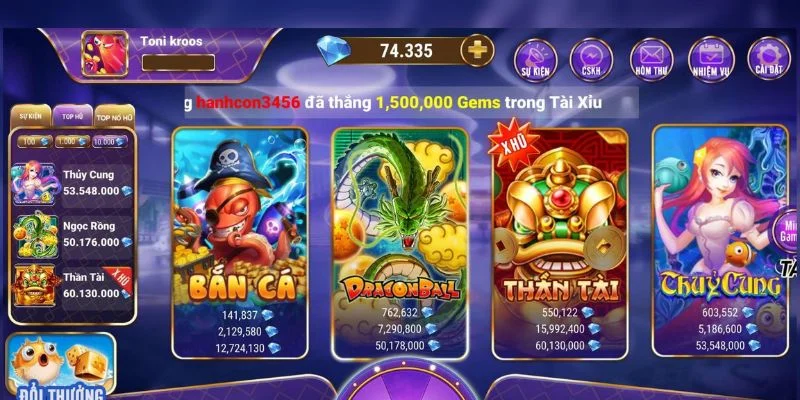 Top game Bắn Cá đổi thưởng tặng Code hấp dẫn nhất hiện nay