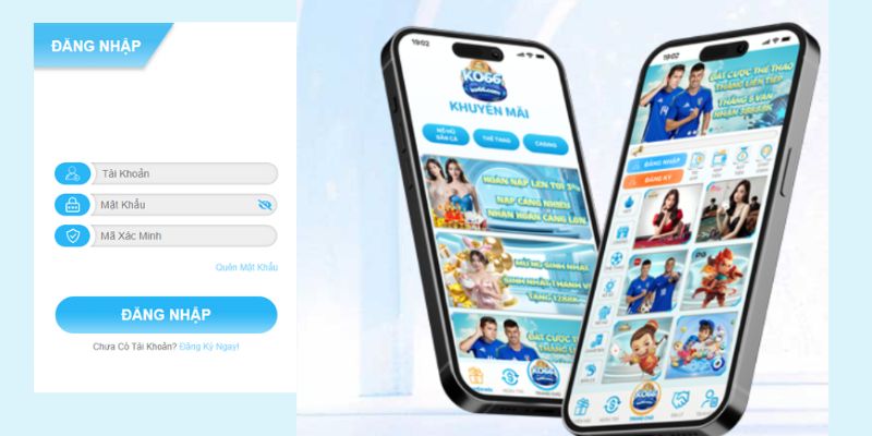 3 bước đăng nhập vào KO66 qua trình duyệt website