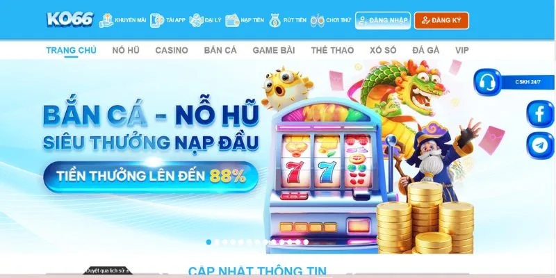 Những điểm đặc biệt tại các chương trình khuyến mãi của KO66