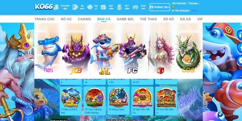 Các sảnh cược được yêu thích nhất