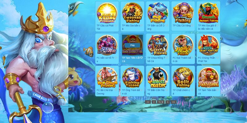 Chơi bắn cá trực tuyến thú vị nhận thưởng lớn
