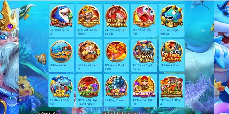 Kho game mới mẻ, phong phú